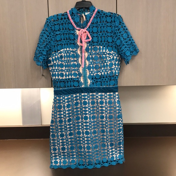 Endless Rose Teal Dress - Picture 1 of 4